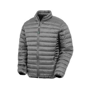 Result Genuine Recycled Mens Recycled Padded Jacket / Frost Grey